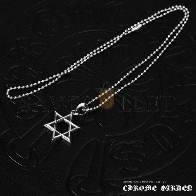 CHROME HEARTS SMALL STAR OF DAVID PENDANT(Pendant Only)