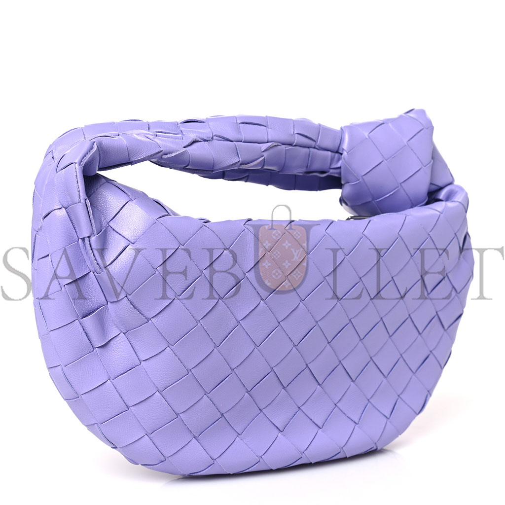 BOTTEGA VENETA NAPPA INTRECCIATO MINI JODIE WISTERIA (25*15*8cm)