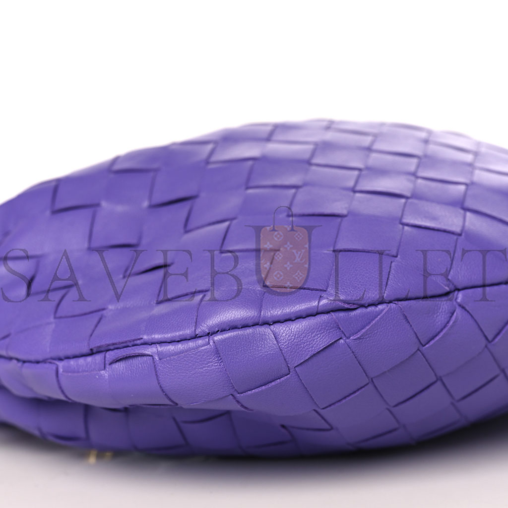 BOTTEGA VENETA NAPPA INTRECCIATO MINI JODIE PURPLE (25*15*8cm)