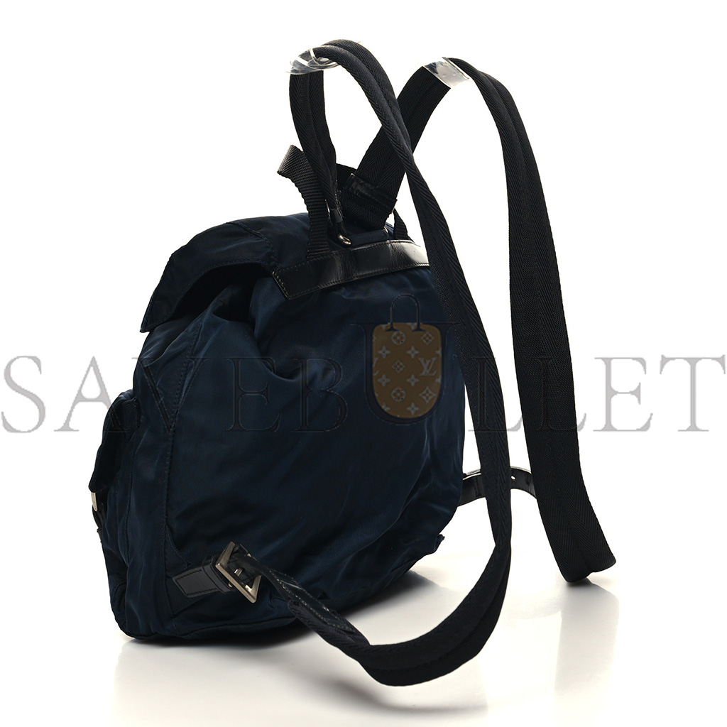 PRADA NYLON VELA SMALL BACKPACK NAVY (32*29*15cm)