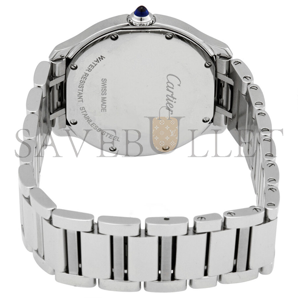 CARTIER RONDE MUST DE QUARTZ SILVER DIAL UNISEX WATCHITEM WSRN0034