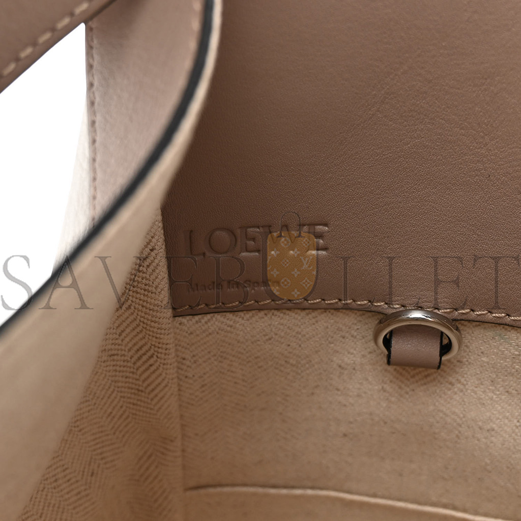 LOEWE CALFSKIN SMALL HAMMOCK SHOULDER BAG AVOCADO GREEN SAND (30*25*13.5cm)