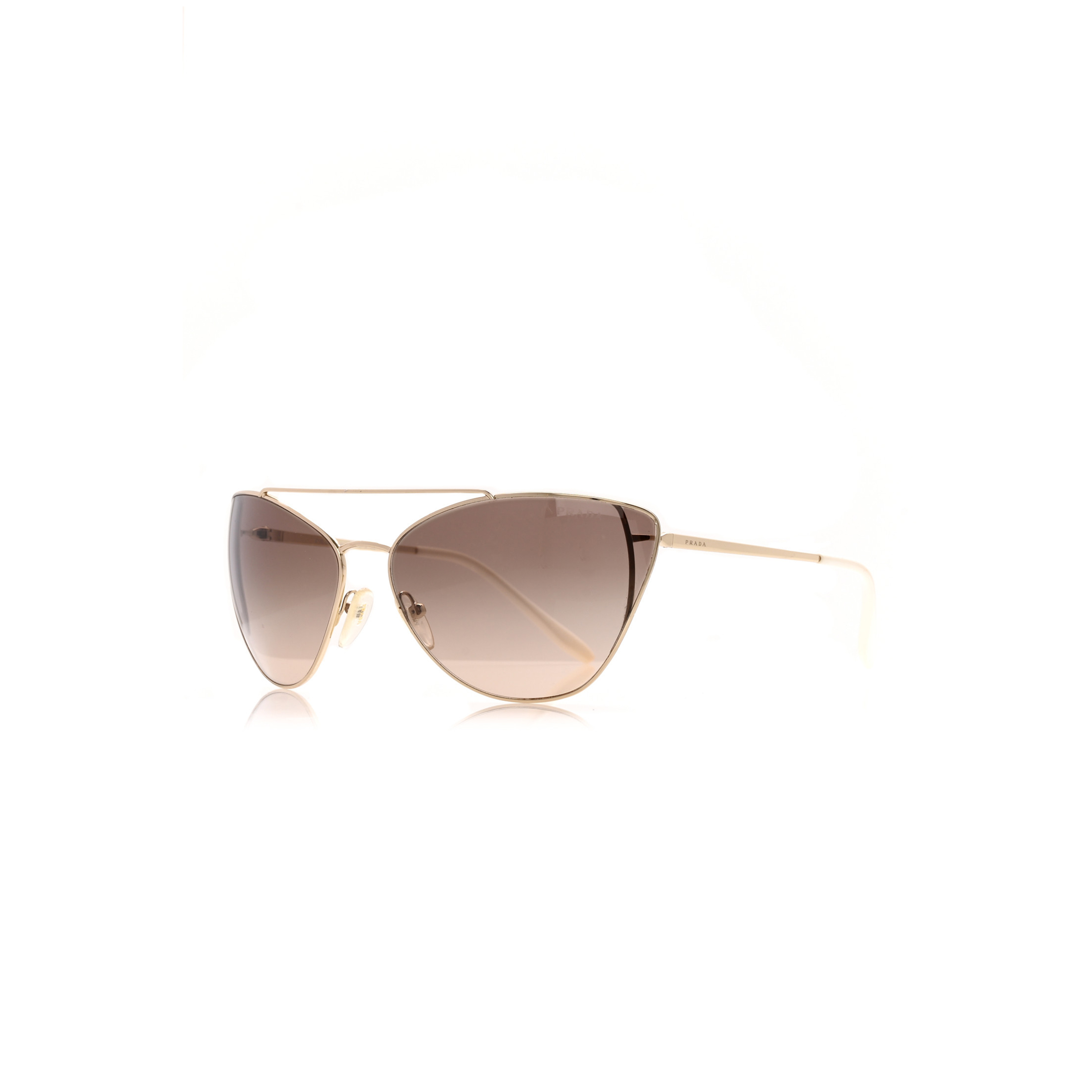 PRADA SPORT METAL SUNGLASSES SPR 65V GOLD